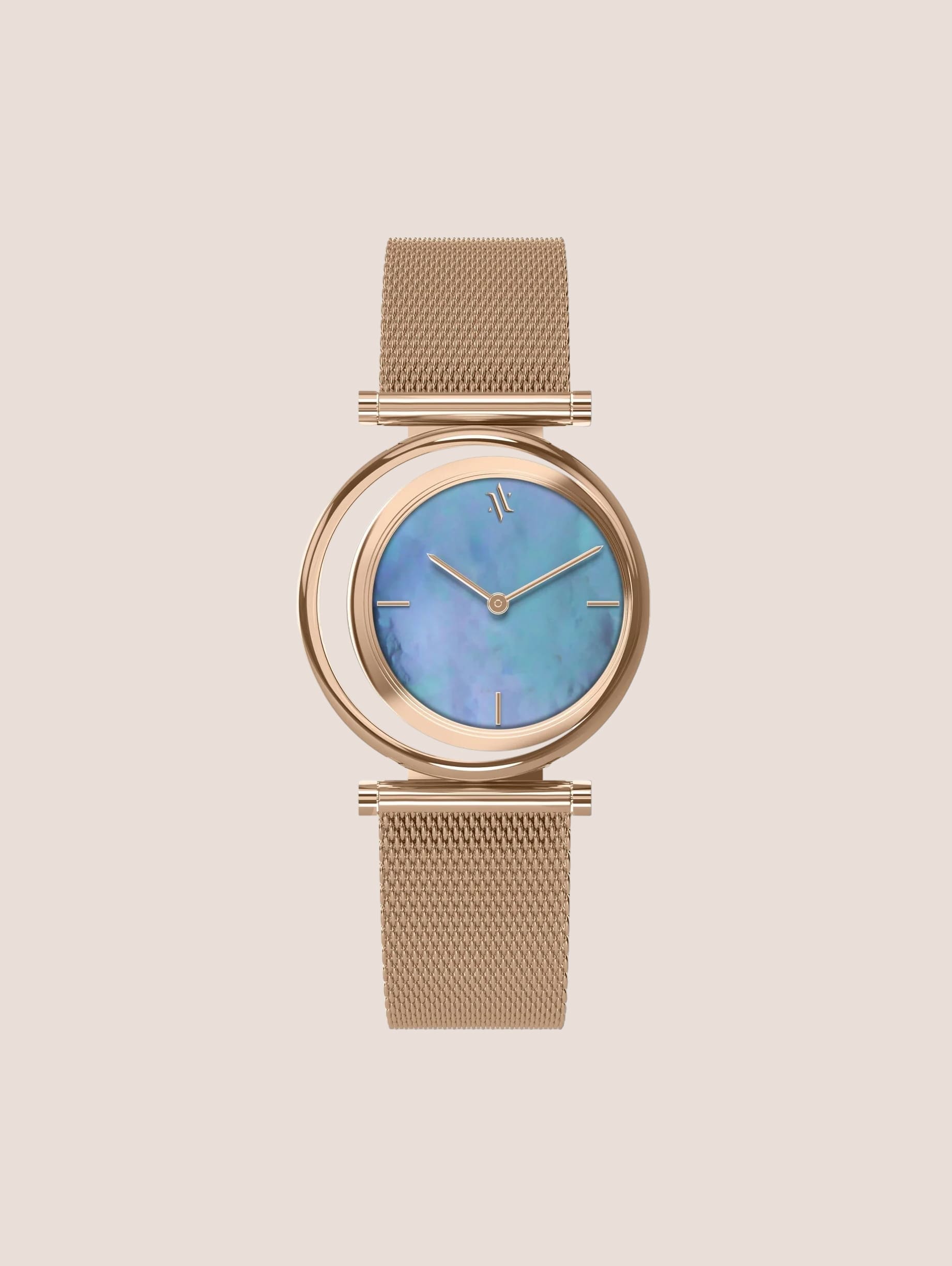 Round Shape Gold Watch